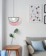 Auria Oak Glass Pendant Light, detail view 20