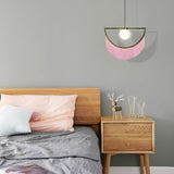 Auria Oak Glass Pendant Light, detail view 19