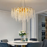 Calia Haven Crystal Chandelier, detail view 2