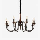 Elara Wave Wood Chandelier by Maison Velume