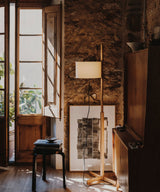 Evara Harbor Wood Floor Lamp, detail view 30