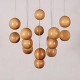 Galen Veil Wood Pendant Light, detail view 14