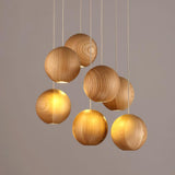 Galen Veil Wood Pendant Light, detail view 12