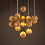 Galen Veil Wood Pendant Light, detail view 11