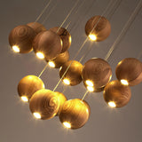 Galen Veil Wood Pendant Light, detail view 16