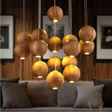 Galen Veil Wood Pendant Light, detail view 17
