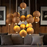 Galen Veil Wood Pendant Light, detail view 8