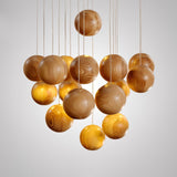 Galen Veil Wood Pendant Light, detail view 10