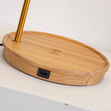 Luma Winter Linen Table Lamp, detail view 11