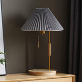 Luma Winter Linen Table Lamp, detail view 5