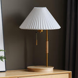 Luma Winter Linen Table Lamp, detail view 6