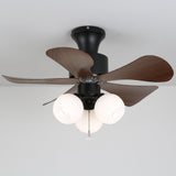 Kaia Moss Glass Ceiling Fan, detail view 8