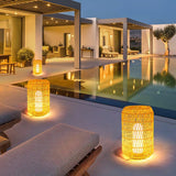 Mira Field Rattan Outdoor Light, detail view 5