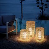 Mira Field Rattan Outdoor Light, detail view 2