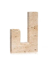 Riven Echo Travertine Candle Holder, detail view 11