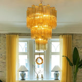 Rhea Quartz Glass Chandelier, detail view 2