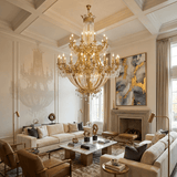 Selah Drift Crystal Chandelier, detail view 5