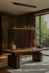 Tarin Opal Wood Pendant Light, detail view 19