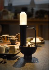 Talia Sol Wood Table Lamp, detail view 21