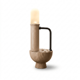 Talia Sol Wood Table Lamp, detail view 22
