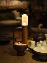 Talia Sol Wood Table Lamp, detail view 17