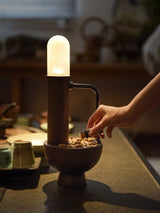 Talia Sol Wood Table Lamp, detail view 7