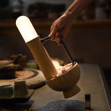 Talia Sol Wood Table Lamp, detail view 12