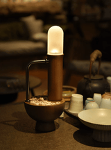 Talia Sol Wood Table Lamp, detail view 5