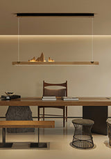 Tarin Opal Wood Pendant Light, detail view 20