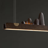 Tarin Opal Wood Pendant Light, detail view 22
