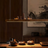 Tarin Opal Wood Pendant Light, detail view 3