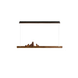 Tarin Opal Wood Pendant Light, detail view 10