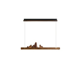 Tarin Opal Wood Pendant Light, detail view 11