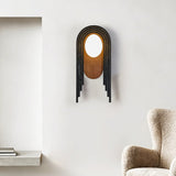 Thea Dune Travertine Wall Light, detail view 2