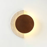 Vale Flint Travertine Wall Light, detail view 8