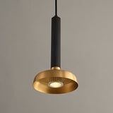 Cora Aster Brass Pendant Light, detail view 4