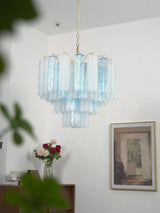 Aster Moss Glass Chandelier, detail view 10