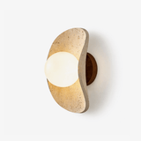 Maren Glow Travertine Wall Light by Maison Velume