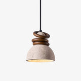 Rhea Sky Travertine Pendant Light by Maison Velume