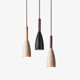 Isla Orbit Travertine Pendant Light by Maison Velume
