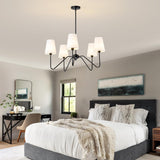 Aven Vista Fabric Chandelier, detail view 3