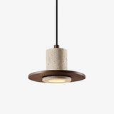 Aven Haven Travertine Pendant Light by Maison Velume