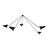 Solen Silva Brass Ceiling Light, detail view 23