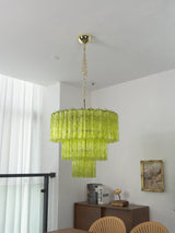Alden Pearl Glass Chandelier, detail view 5