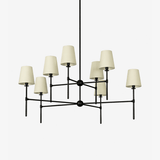 Luma Reed Fabric Chandelier by Maison Velume