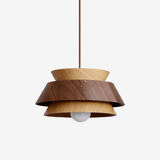 Nora Wave Wood Pendant Light by Maison Velume