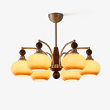Seren Iris Glass Chandelier by Maison Velume