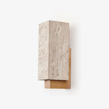Arden Aster Travertine Wall Light by Maison Velume
