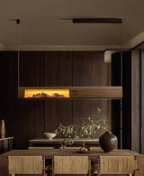 Ilan Bloom Wood Pendant Light, detail view 6