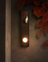 Yara Wave Glass Wall Light, detail view 5
